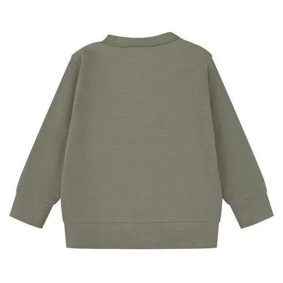 Larkwood Childrens/Kids Sustainable Sweatshirt / Khaki - Picture 2 of 2